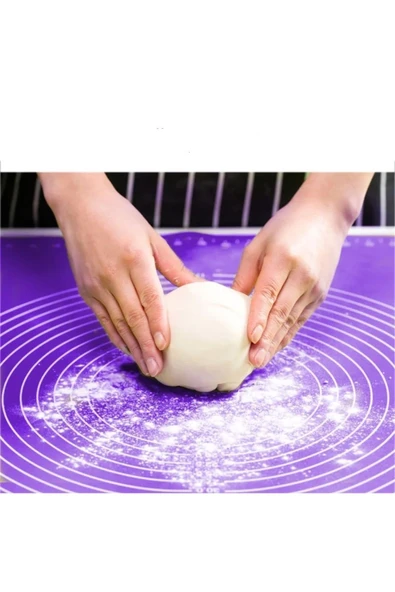 Canderel 45x65 Cm Büyük Boy Silikon Hamur Matı Silikon Hamur Açma Matı  Bpa Içermez - Resim 7