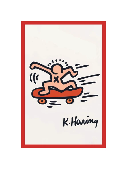 Keith Haring  Pop Art Dekoratif Hediye Not Kartı/ Postcard  10x15 Cm Street Art  United Love - 1
