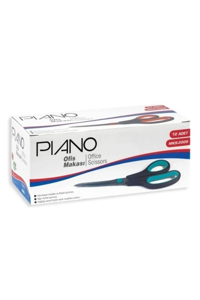 DİMAHOME **(1ADET)** Pıano Mks-2009 Ofis Makası Büyük Boy Bx12| Yeni Yıl ürün görseli 1