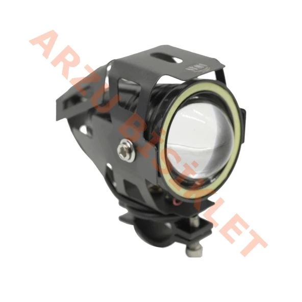 ÇAKARLI LED SİS FARI KAFESLİ - SİYAH ürün görseli 1