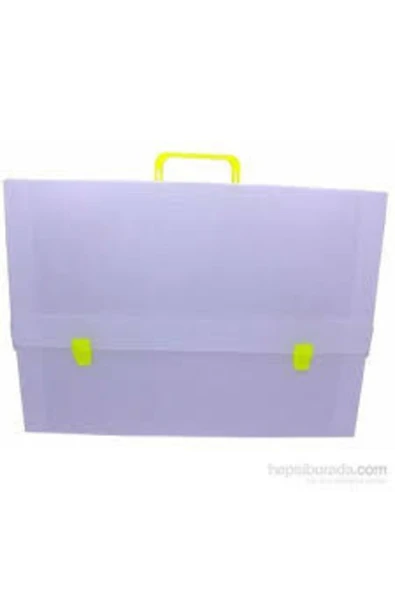 renklibalonpartystore Üçgen Proje Çantası 35x50 Beyaz ürün görseli 1