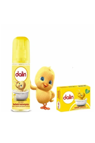 Dalin DALİN bebek kolonyası bıcı bıcı kokusu kolonya 150 ml bebek sabunu 2 si bir arada 100 ml ürün görseli 1