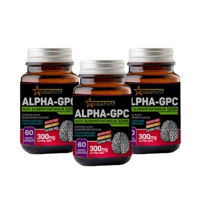 Sirius Alpha Gpc 300 Mg 60 Kapsül 3 Adet ürün görseli