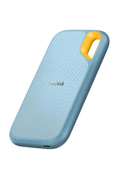 SanDisk Extreme 2TB 1050MB/sn V2 Taşınabilir SSD SDSSDE61-2T00-G25B Mavi - Resim 3