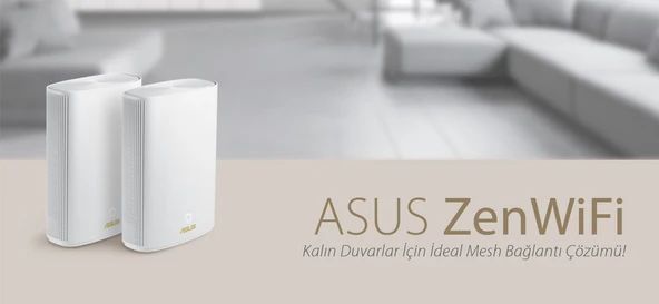 ASUS ZenWiFi XP4 AX1800 WiFi6 Dual-Band Powerline Hybrid Mesh Sistemi (İkili Paket) - 5