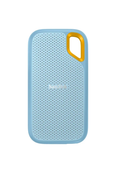 SanDisk Extreme 2TB 1050MB/sn V2 Taşınabilir SSD SDSSDE61-2T00-G25B Mavi - Resim 6