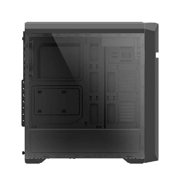 ZALMAN N5 OF ATX Mid Tower 3 Beyaz Led Fanlı Siyah Kasa - Resim 4