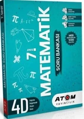 Atom 7.Sınıf Matematik Soru Bankası ürün görseli