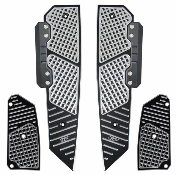 GP KOMPOZİT HONDA FORZA 250 2018-2025 UYUMLU BASAMAK ALÜMİNYUM GRİ ürün görseli