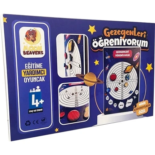 Gezegenleri Öğreniyorum Eğitici Öğretici Geliştirici 4+ Yaş Ve Üzeri Moonbeavers - Resim 2