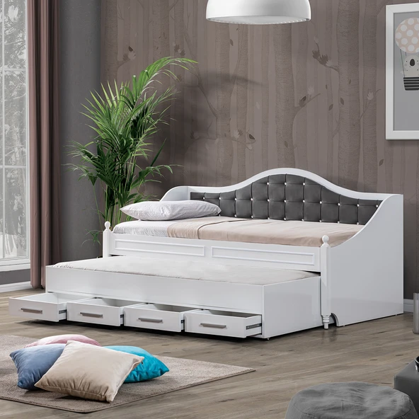 Yavrulu Karyola, Eymen Yavrulu Yatak - Antrasit ürün görseli