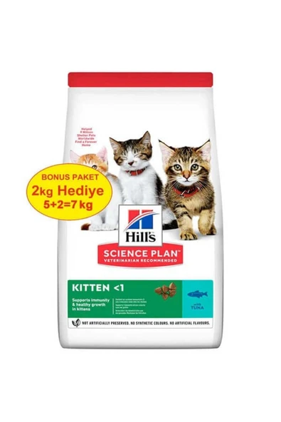 Hills Kitten Ton Balıklı Yavru Kedi Maması 5+2 Kg ürün görseli 1