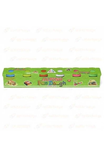 Alpino Oyun Hamuru 100 Gr * 6 Renk 600 Gr Dp-000301 - 1