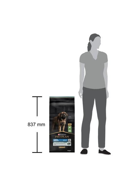 Pro Plan Kuzu Eti ve Pirinçli Büyük Irk Yetişkin Köpek Maması 14kg - Resim 5