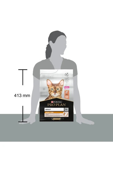 Pro Plan Derma Plus 3 kg (Elegant Adult) Tüy Yumağı Kontrolü Somonlu Kedi Maması - Resim 4