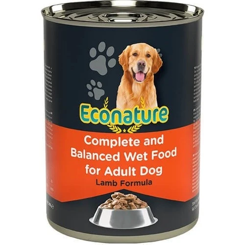 Econature Kuzu Etli Yetişkin Köpek Konservesi 400 gr - 1