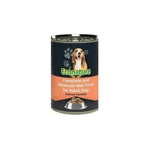 Econature Somonlu Yetişkin Köpek Konserve Mama 400 gr - 1