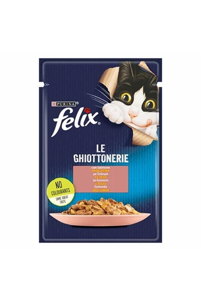 Felix Somon Balıklı Yetişkin Kedi Konservesi Pouch 26X85 gr ürün görseli
