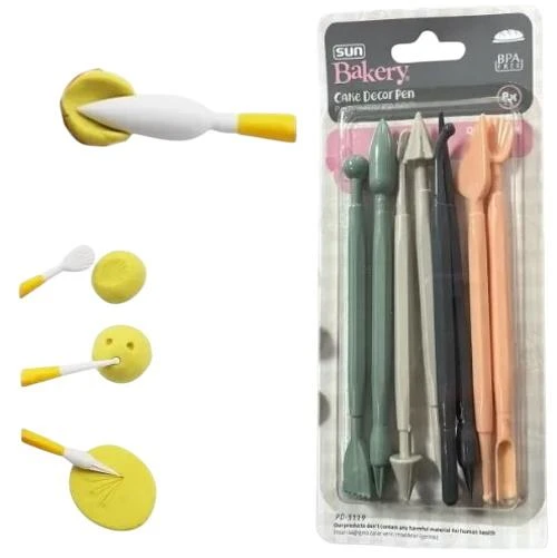 Marzipan Set Şeker Hamuru Şekillendirici 8 Parça ürün görseli