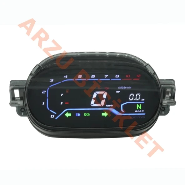 KİLOMETRE SAATİ 100 CC [ DİJİTAL ] KALİPSO / ÇELİK ürün görseli