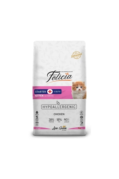 Felicia 12 kg Tavuklu-Hamsili Yavru Kedi Maması