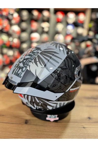 MT Thunder 4 SV Rainforest Full Face Motor Kaskı - Resim 5