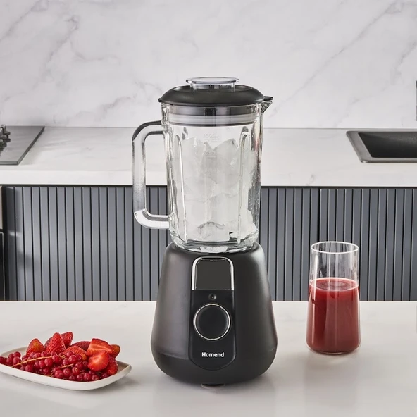 Homend Vintage Blendsetter 4927H Table Blender Siyah 1000W - Resim 6