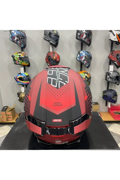 MT Helmets Thunder 4 SV Luminence D5 Mat Kırmızı - 6