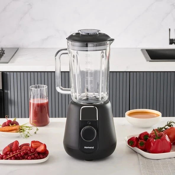 Homend Vintage Blendsetter 4927H Table Blender Siyah 1000W ürün görseli