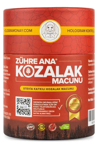 ZÜHRE ANA DİYABETİK KOZALAK MACUNU - ÇAM KOZALAĞI MACUNU ORJİNAL HOLOGRAMLI ÜRÜN