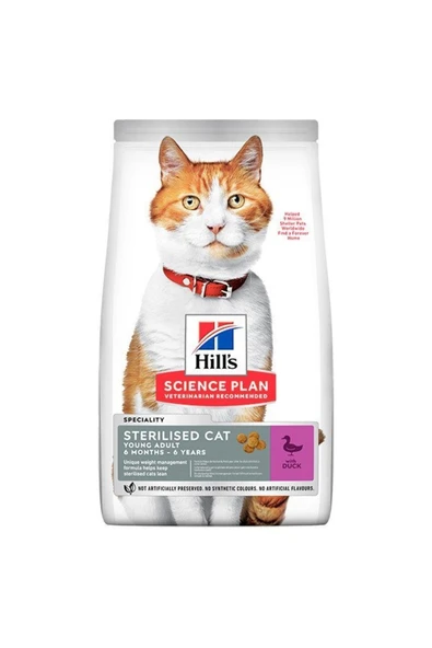 Young Sterilised Ördekli Kısırlaştırılmış Kedi Maması 8 kg +2 kg - Resim 2