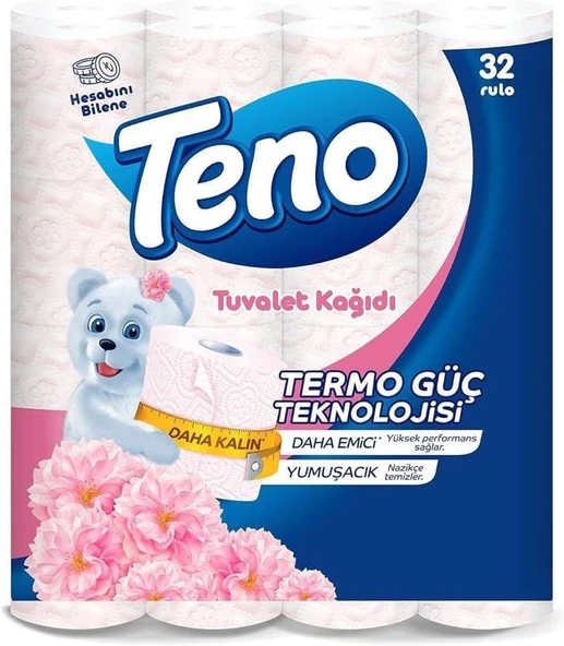 Teno Pudra Kokulu Tuvalet Kağıdı 32 Adet ürün görseli