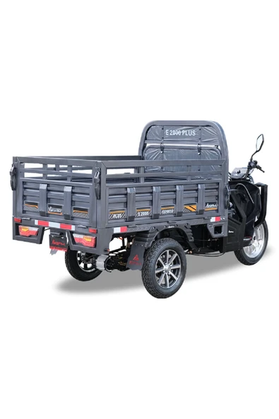 Sfm Expressplus E2000 Elektrikli Trıcycle Moped (Kabin Hediyeli) - Gri - 4