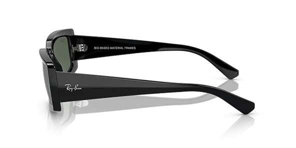 Ray-Ban Kiliane 4395 667771 Black-Dark Green Güneş Gözlüğü - 3