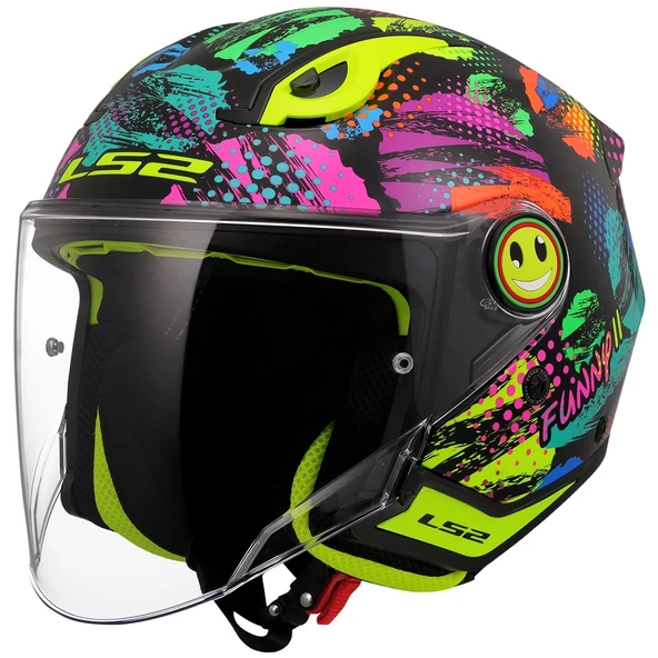 LS2 FUNNY 2 ÇOCUK KASK JOY SİYAH " M " ürün görseli