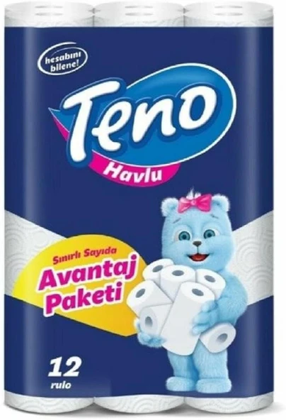 Teno Havlu Avantaj Paketi 12 Adet ürün görseli