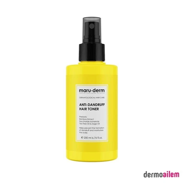 Maruderm Saç Tonik | Kepeğe Karşı Etkili Saç Toniği 200 ML | Normal/Yağlı Saçlar | Vegan