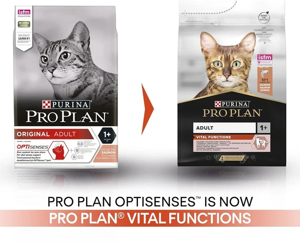 Pro Plan Somonlu ve Pirinçli Yetişkin Kedi Maması 3kg - Resim 3