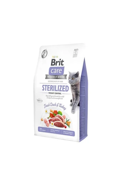Brit Care Ördekli Kısırlaştrırılmış Yetişkin Kedi Maması 7 Kg. ürün görseli