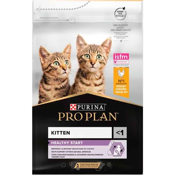 Pro Plan Kitten Tavuklu ve Pirinçli Yavru Kedi Maması 10kg ürün görseli