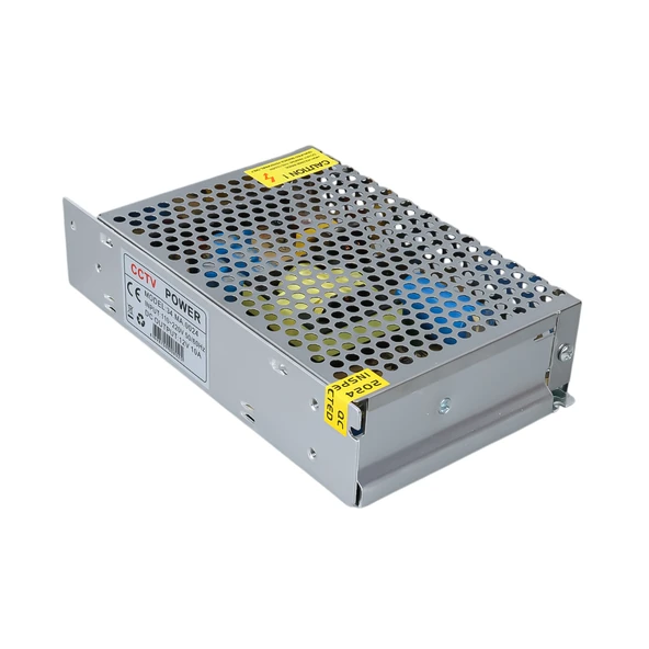 Powermaster 12 Volt 10 Amper 120 Watt Metal Kasa Adaptör - Resim 3