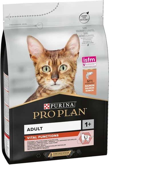 Pro Plan Somonlu ve Pirinçli Yetişkin Kedi Maması 3kg - Resim 2