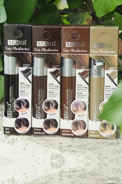 Mara Hair Mascara - Dark Brown*48 - Resim 6