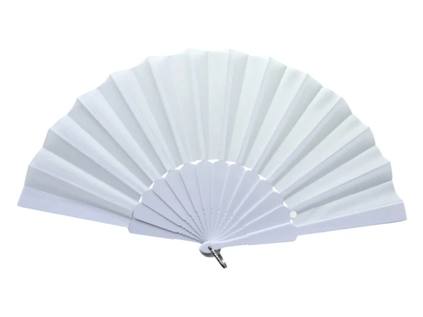 Plastik Kumaş Yelpaze 12'li BEYAZ