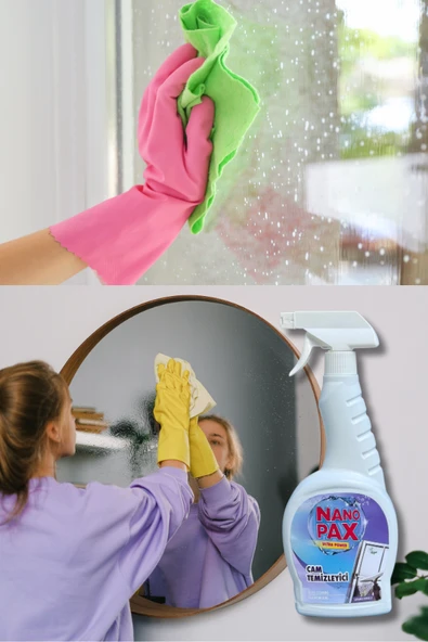 CAM TEMİZLEYİCİ 750 ML SPREY + YEDEK SAŞE - 3