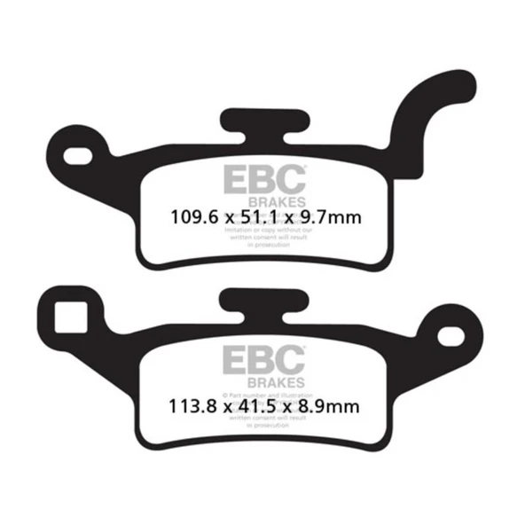 EBC SFA492 SCOOTER FREN BALATASI ürün görseli 1