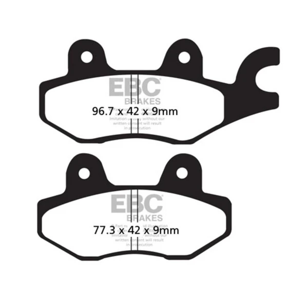 EBC FA197HH SUZUKI BURGMAN AN400 07-20 ÖN SAĞ FREN BALATASI ürün görseli 1