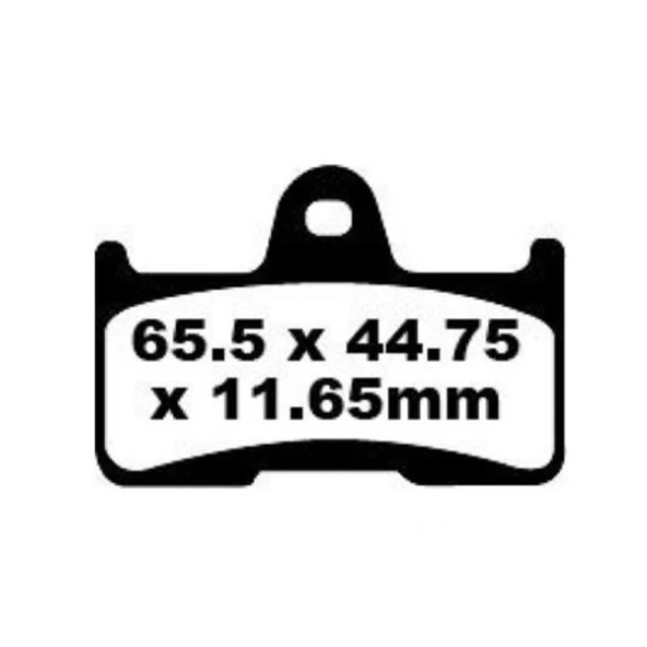 EBC FA344R CF MOTO CF500 ,CF625 11-15 , CF800 14-15 SINTER ARKA FREN BALATASI ürün görseli 1