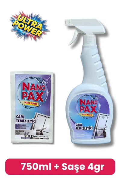 CAM TEMİZLEYİCİ 750 ML SPREY + YEDEK SAŞE - 2