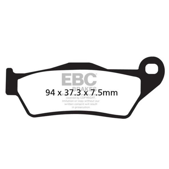 EBC FA181TT KTM EXC250 , BAJAJ PULSAR NS200 ÖN FREN BALATASI ürün görseli 1